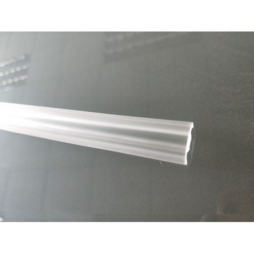 PMMA transparent diffuser embedded linear aluminum lens